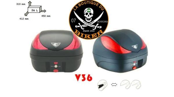 TOP CASE 36 Litres VR03-002...SPAAN-LA BOUTIQUE DU BIKER