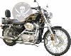 SISSI-BAR HD SPORTSTER APRES 2004...HAUTEUR 35cm AVEC PORTE PAQUET CHROME...SP666...SPAAN-LABOUTIQUEDUBIKER