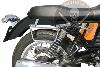 SUPPORTS SACOCHES MOTO GUZZI V7 SANS SISSI BAR...KLICKFIX CHROME...SP1010 SPAAN LA BOUTIQUE DU BIKER