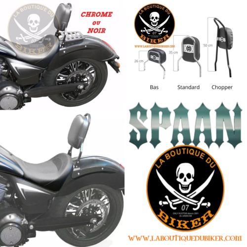 SISSY BAR CONDUCTEUR POUR VICTORY JUDGE...HAUTEUR 50cm SANS PORTE PAQUET...SP1158CH CHROME... LA BOUTIQUE DU BIKER