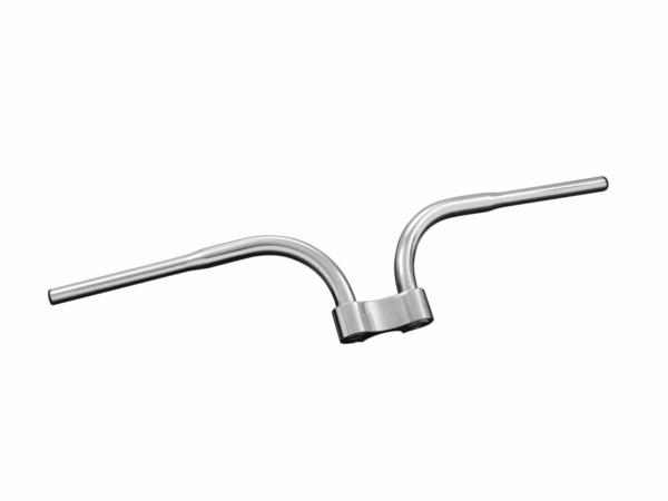 GUIDON HONDA en 25/32 ROUND REGLABLE CINTRE CHROME...H55-581 Highway Hawk Handlebar "Adjustable Round" 950 mm wide 220 mm high for Honda, Suzuki und Yamaha chrome TÜV