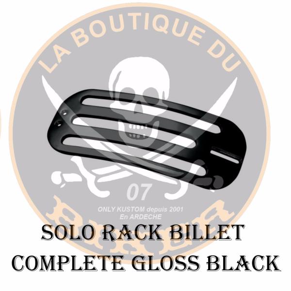 PORTE PAQUET INDIAN CHIEF SOLO RACK BILLET COMPLETE NOIR...H668-0631BK Highway Hawk Solo Rack "Billet" gloss black - complete with mounting bracket for Indian CHIEF Classic '14 ...LA BOUTIQUE DU BIKER