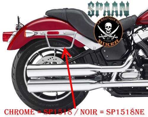 SUPPORTS SACOCHES HD SOFTAIL A PARTIR DE 2018...KLICKFIX NOIR...SP1518NE..LABOUTIQUEDUBIKER