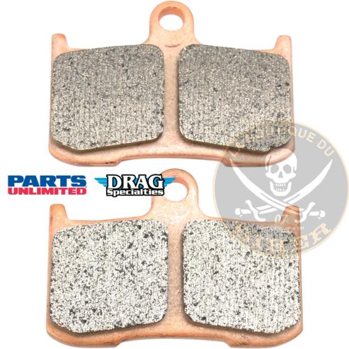 PLAQUETTES DE FREIN INDIAN 2014-2023  AVANT METAL FRITTE...PE17211952 DRAG SPECIALTIES BRAKE PAD - DRAG SINTERED 17211952 / FAD347HH #LABOUTIQUEDUBIKER