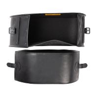 SACOCHES 40 Litres LEDRIE ...LZAD2-1043 Ledrie saddlebags "Rigid" leather black with buckles W = 62cm D= 25cm H= 33cm 40 liters (1 Set)