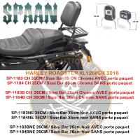 SISSI-BAR HD SPORTSTER ROADSTER XL1200CX...HAUTEUR 26cm AVEC PORTE PAQUET...SP1183B CHROME