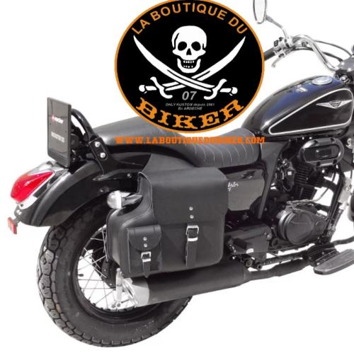 SACOCHES CAVALIERES JUNAK M12 125...SP1478...LA BOUTIQUE DU BIKER