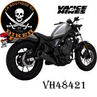 POTS HONDA 500 REBEL / 300 REBEL...VH48421 VANCE & HINES SILENCIEUX BLACK HONDA REBEL 18113876 / 48421 #LABOUTIQUEDUBIKER