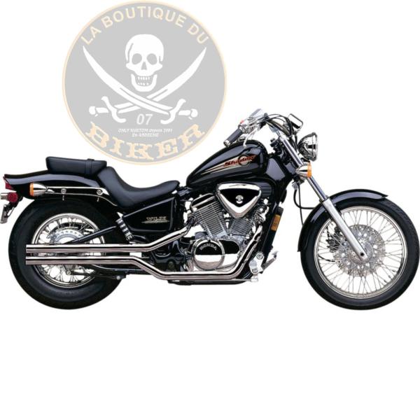 POTS HONDA VT600 SHADOW 1988-2007 COBRA EXHAUST SYSTEM 2 INTO 2 SHOTGUN FATTIES STRAIGHT CUT TIP CH BLV1461 / 1461