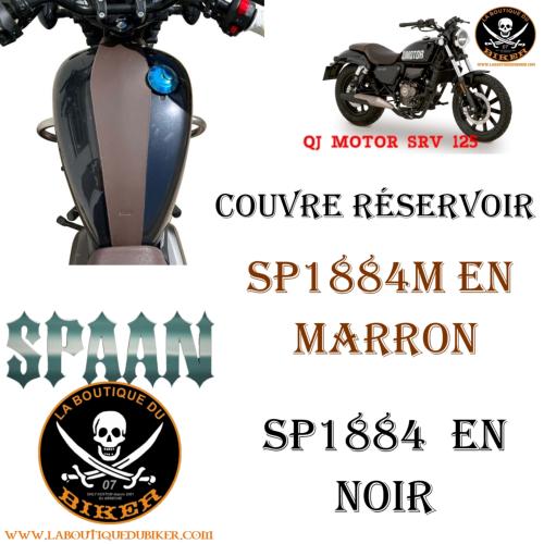 Couvre Réservoir QJ MOTOR SRV 125...SP1884M MARRON...LA BOUTIQUE DU BIKER