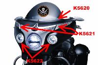 INDIAN CHIEFTAIN 2014-2022...Kuryakyn FAIRING TURN TRIM SIGNAL POUR CHIEFTAIN INDIEN...KUR5621