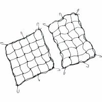 TENDEUR ARAIGNÉE AVEC CROCHET DE TYPE TENDEUR 30.5cm X 43cm..DS110212 DRAG SPECIALTIES CARGO NET 12"X17" BLACK...LA BOUTIQUE DU BIKER