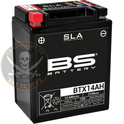 BATTERIE POUR INDIAN SCOUT 2015-2022 BTX14AH SLA 12V 210 A... PE21130637 BS BATTERY BATTERY BS BTX14AH SLA 21130637 / 300758