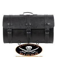 ROULEAU POUR SISSI-BAR 67 Litres CLASSIC CUIR...LMOT2-1008 Ledrie motorcycle suitcase "extra large" leather black with buckles W = 60cm D= 35cm H= 34cm 67 liters (1 piece)