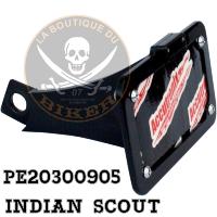 SUPPORT PLAQUE LATERAL INDIAN SCOUT / SIXTY 2015-2022...PE20300905 NOIR...ACCUTRONIX MOUNT LP HORZ/VRT IND BLK 20300905 / LPF092HV-B