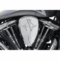 FILTRE A AIR KAWASAKI VN 900 2006-2024 BARON...PE10100772 BARON AIR CLEANER KIT BIG AIR PINSTRIPE CHROME BA-2074-13