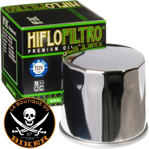 FILTRE A HUILE TRIUMPH...PE HF204C CHROME HIFLOFILTRO FILTER OIL ...LA BOUTIQUE DU BIKER