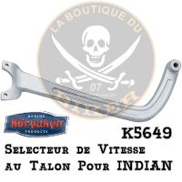 SELECTEUR de VITESSE TALON INDIAN 2014-2020 SAUF SCOUT...K5649 CHROME LABOUTIQUEDUBIKER