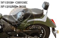 SISSI-BAR INDIAN SCOUT CHROME SANS PORTE PAQUET CHROME...SP1202B CHROME HAUTEUR 26CM