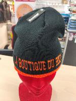 BONNET COLLECTION de LA BOUTIQUE DU BIKER 100% ACRYLIQUE NOIR/ORANGE