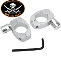 BULLE SAUTE-VENT UNIVERSEL...MEM9950 FIXATIONS POUR GUIDON DE 32mm...MEMPHIS SHADES 1-1/4" HANDLEBAR CLAMPS