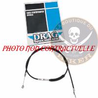 HARLEY SPORTSTER 1986-2013...CABLE D'EMBRAYAGE 169.5 cm NOIR...PE 06521414 DRAG SPECIALTIES CLUTCH CABLE HIGH EFFICIENCY BLACK VINYL 66 11/16"