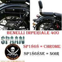 Supports De Sacoches Latérales BENELLI Imperiale 400 Klick Fix...SP1868 CHROME...LA BOUTIQUE DU BIKER