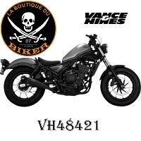 POTS HONDA 500 REBEL / 300 REBEL...VH48421 VANCE & HINES SILENCIEUX BLACK HONDA REBEL 18113876 / 48421 #LABOUTIQUEDUBIKER