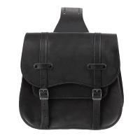 SACOCHES 30 Litres LEDRIE ...LZAD2-1073 Ledrie saddle bag "Postman Throw over" leather black with buckles W = 38cm D= 13,5cm H= 36cm 30 liters (1 set)