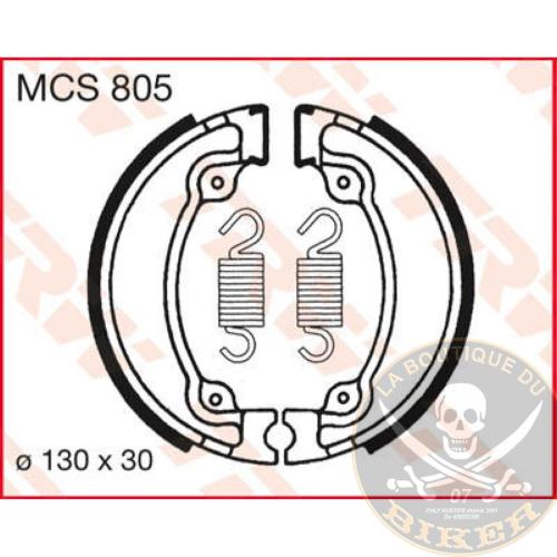 FREIN HONDA VT125 SHADOW ARRIERE  MÂCHOIRES DE FREIN STANDARD...PE17230355 TRW BRAKE SHOES STANDARD MCS805