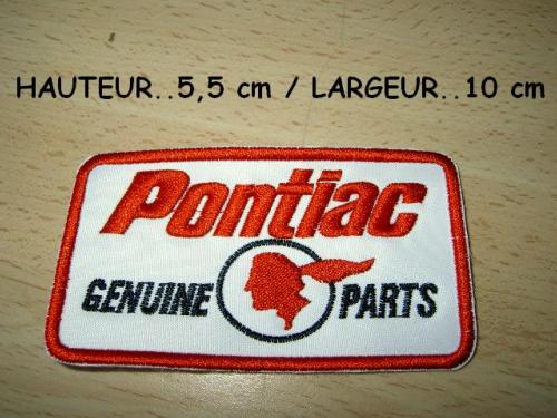 PATCHE BRODE...PONTIAC...LA BOUTIQUE DU BIKER