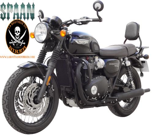 BARRE DE PROTECTION MOTEUR TRIUMPH BONNEVILLE T120...SP1414 CHROME... LA BOUTIQUE DU BIKER